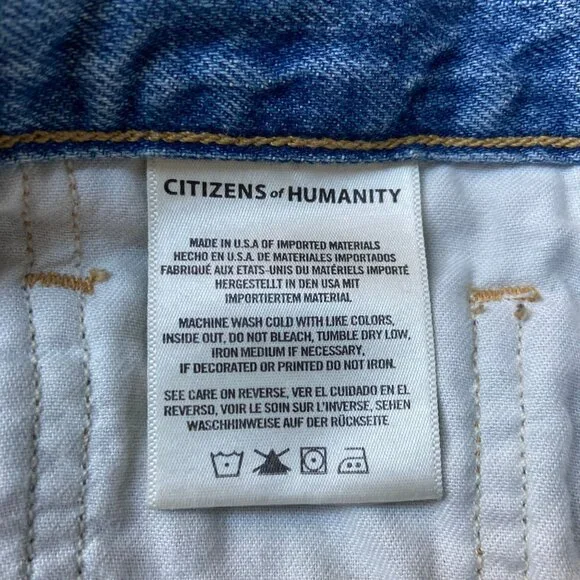 Citizens of Humanity Sacha High Rise Wide Jeans Denim, 30 - Picture 13 of 14